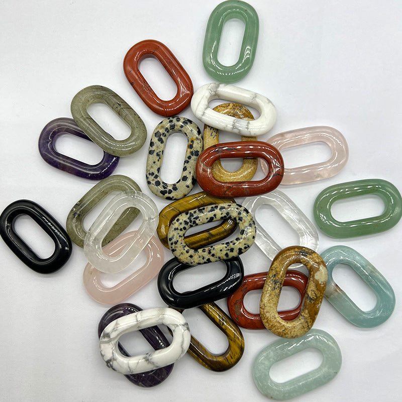 Crystal O-Ring Pendant — Choose Your Stone | DIY Jewelry & Macramé Accessory