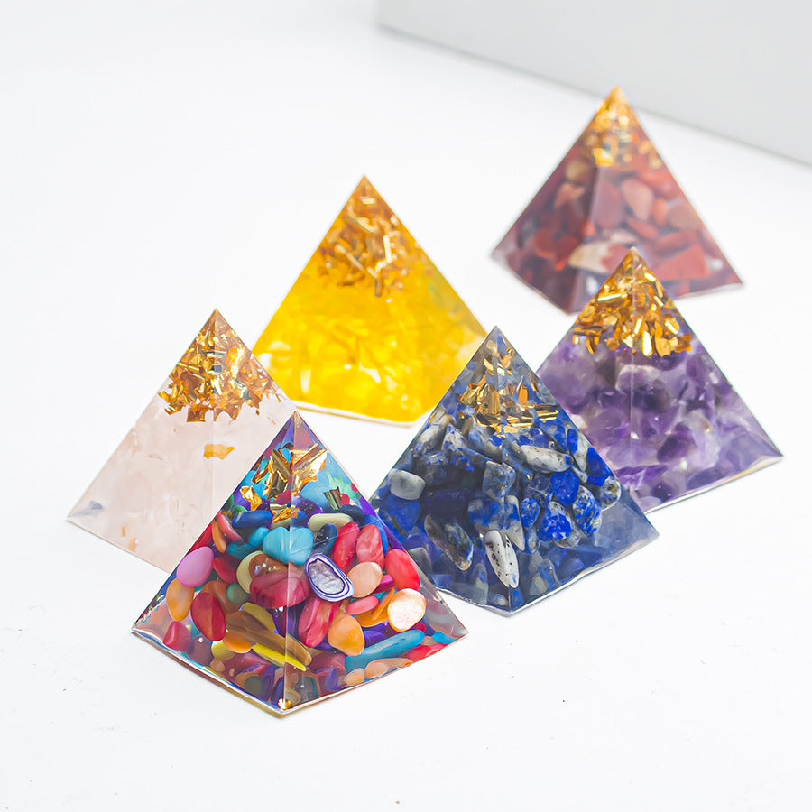 Natural Crystal Pyramid — Choose Your Stone | 3cm Healing Crystal Decor