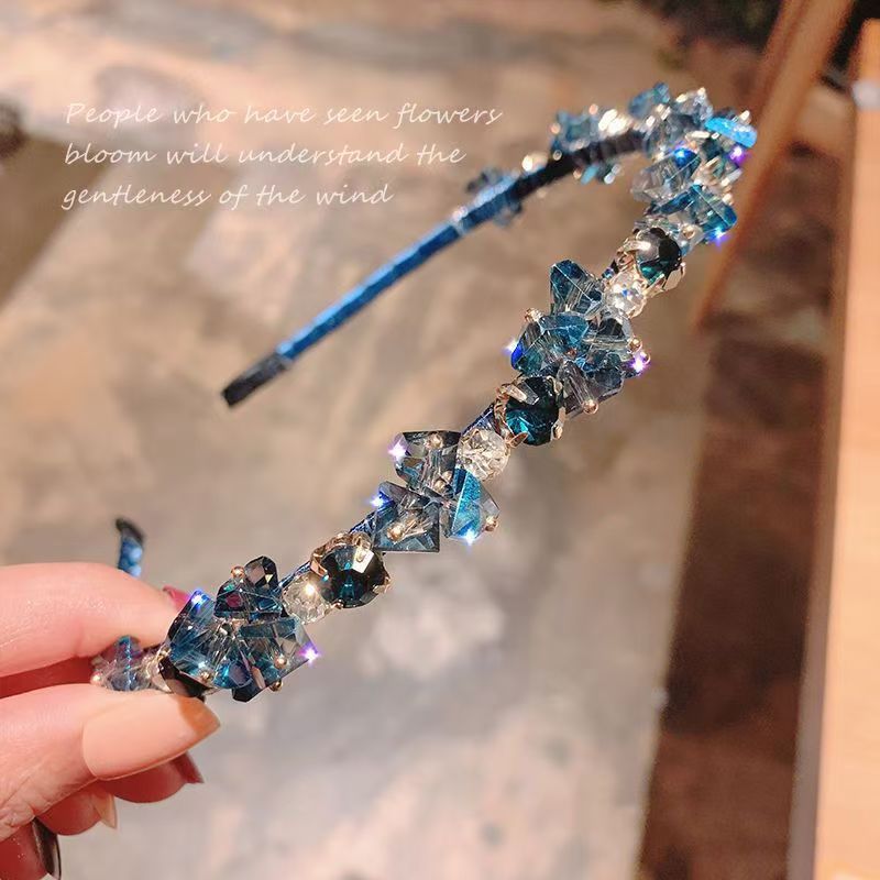 Crystal Diamond Headband — Handmade Rhinestone Fairy Hair Accessory | 4 Colors