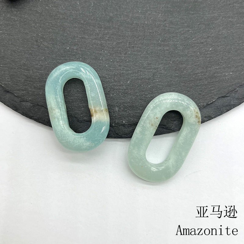 Crystal O-Ring Pendant — Choose Your Stone | DIY Jewelry & Macramé Accessory
