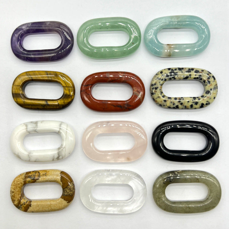 Crystal O-Ring Pendant — Choose Your Stone | DIY Jewelry & Macramé Accessory