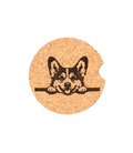 Peeking Corgi Car Coaster