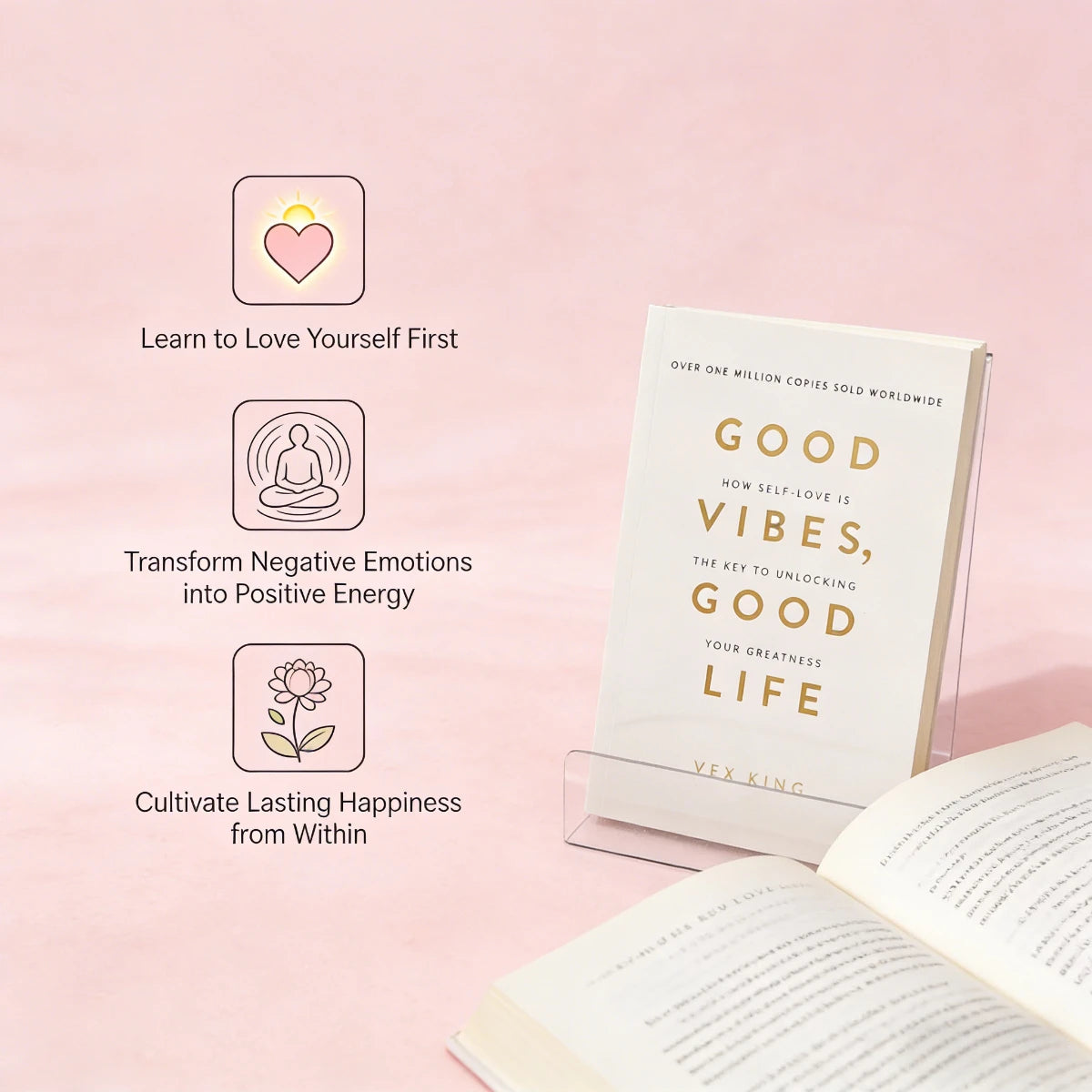 Good Vibes, Good Life by Vex King | Self-Love & Personal Growth Book