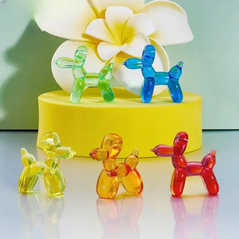 Mini Balloon Dog Ornaments | 50-Piece Mixed-Color Set