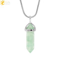Fluorite Crystal Pillar Necklace