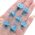 Lampwork Glass Mushroom Charm Bead – DIY Jewelry Pendant