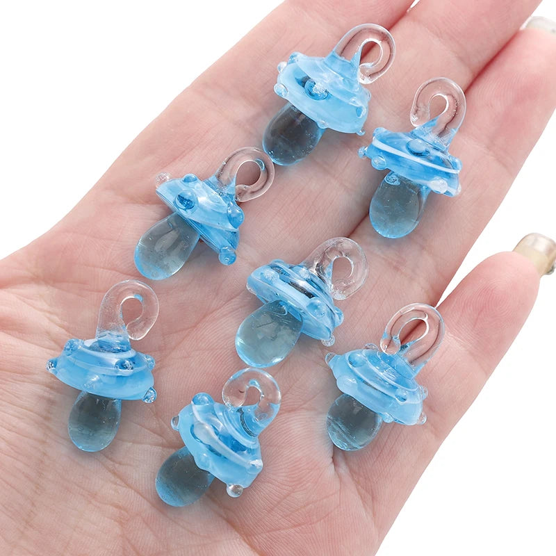 Lampwork Glass Mushroom Charm Bead – DIY Jewelry Pendant