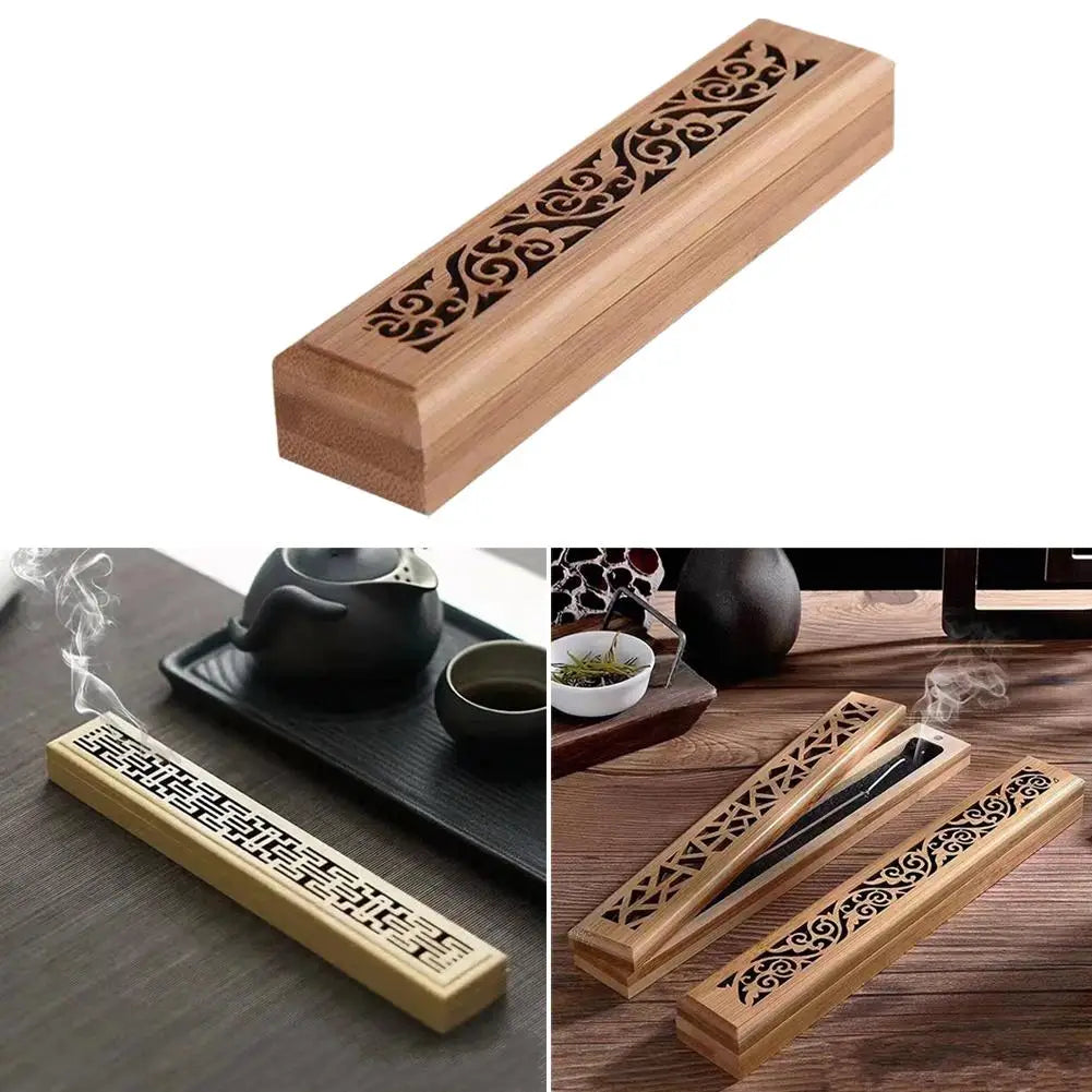 Natural Bamboo Incense Burner
