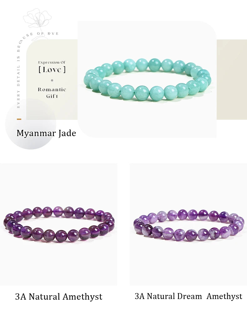 Natural Stone Reiki Healing Bracelets
