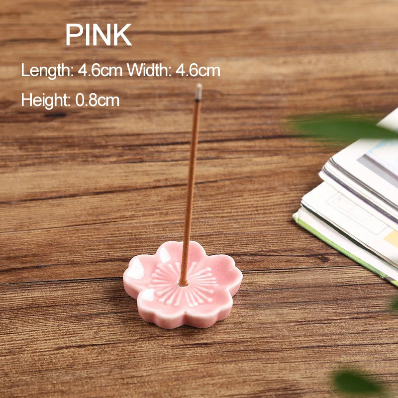 Ceramic Cherry Blossom Incense Holder & Wax Melt Burner