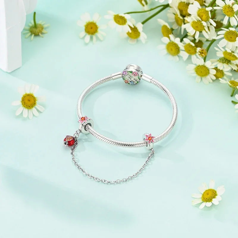 925 Silver Nature & Animal Charms – Butterfly, Floral & Woodland Pendants for Bracelets