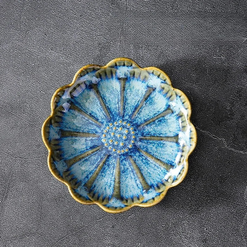 Lotus Leaf Ceramic Jewelry Bowl | Boho Organizer