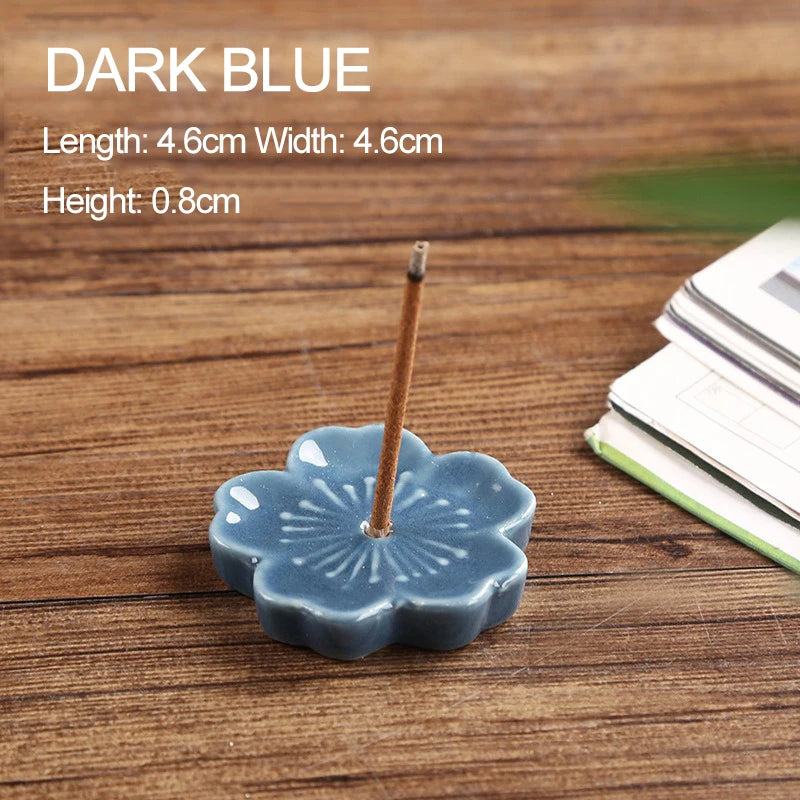 Ceramic Cherry Blossom Incense Holder & Wax Melt Burner