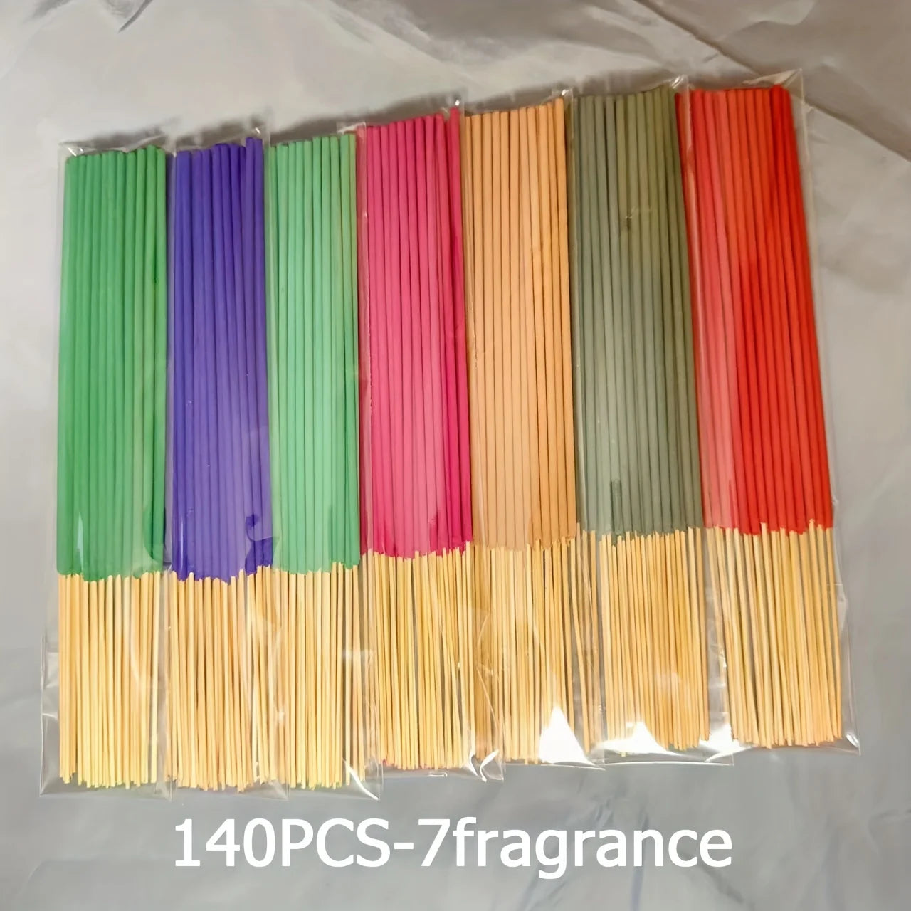 Incense Stick Bundle — 140 Sticks, 7 Scent Sets
