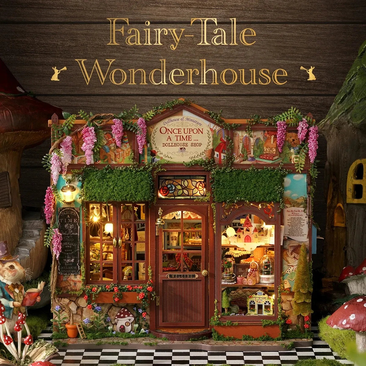 DIY Fairy Tale Wonderhouse – Japanese-Style Miniature Bookend & Home Decor Craft
