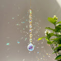 Rainbow Whimsy Crystal Suncatcher Mobile