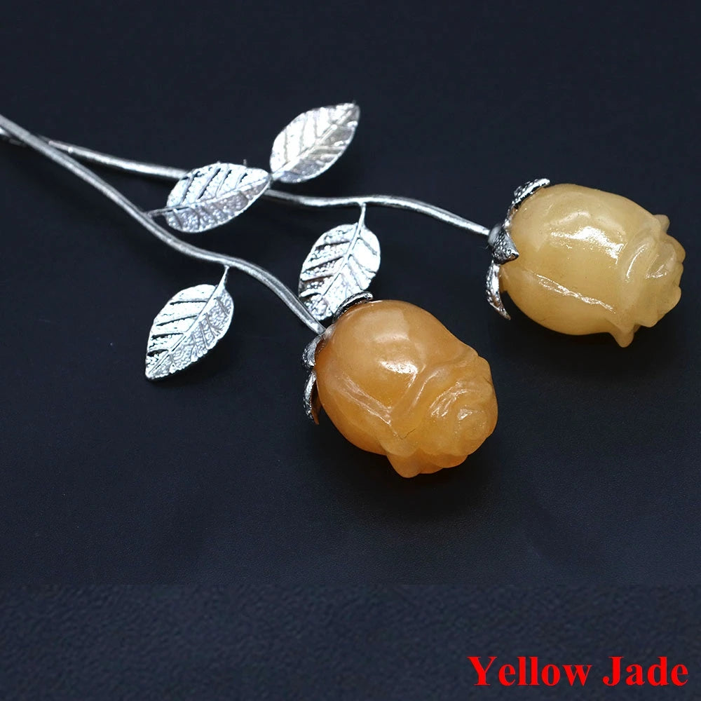 Natural Gemstone Crystal Rose — Bulk Gift Set