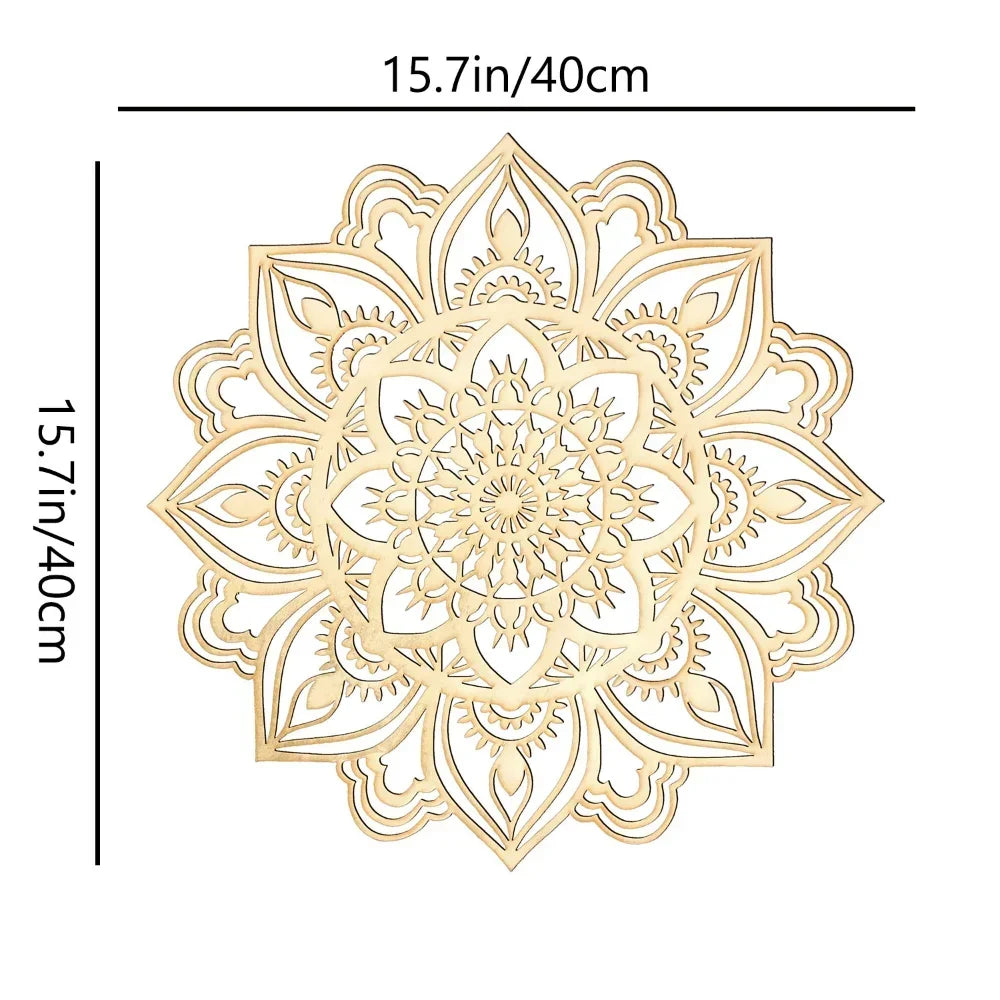 Moroccan-Inspired Mandala Metal Wall Art
