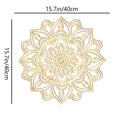 Moroccan-Inspired Mandala Metal Wall Art