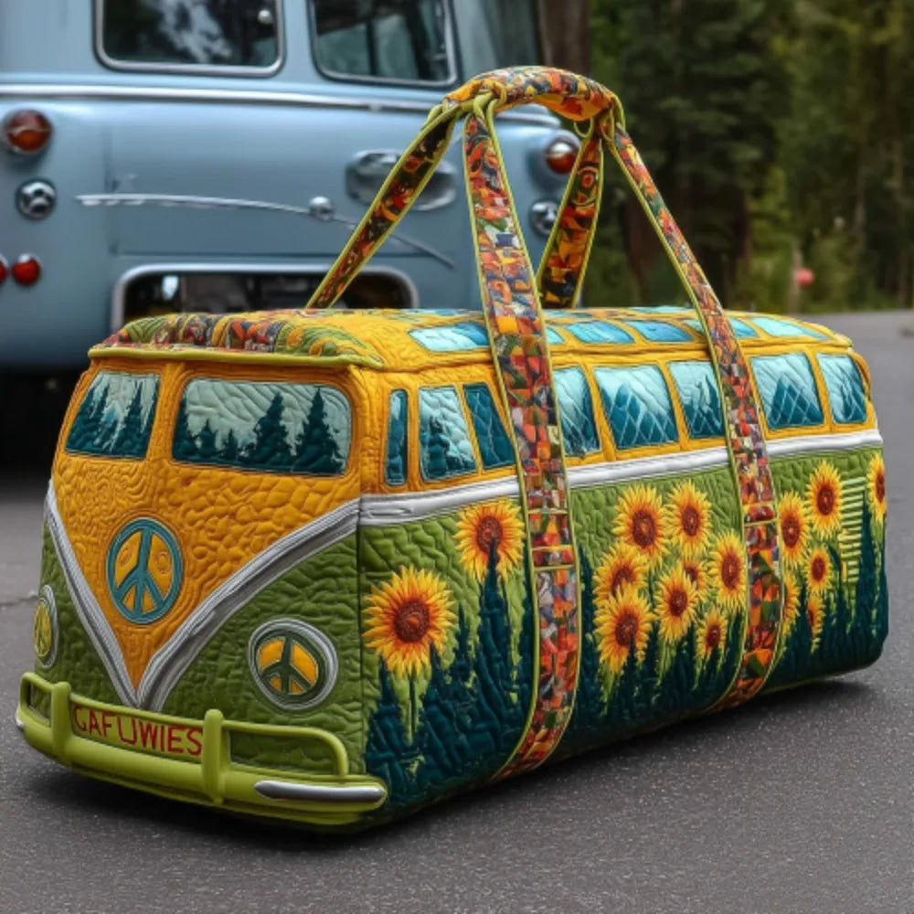 VW Bus Quilted Duffle Bag | 8 Designs