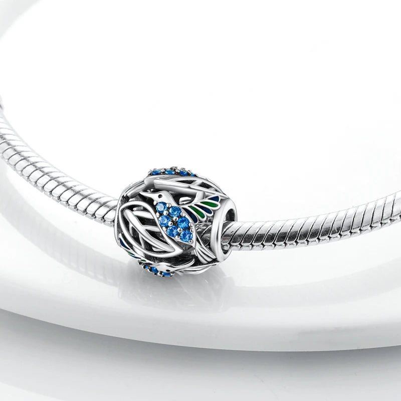 925 Silver Nature & Animal Charms – Butterfly, Floral & Woodland Pendants for Bracelets