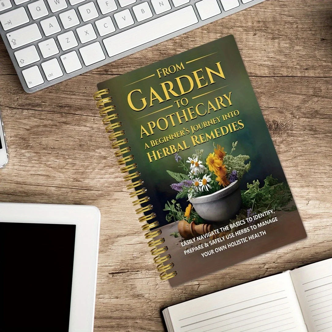 Herbal Remedies Wellness Book | Beginner's Guide from Garden to Apothecary