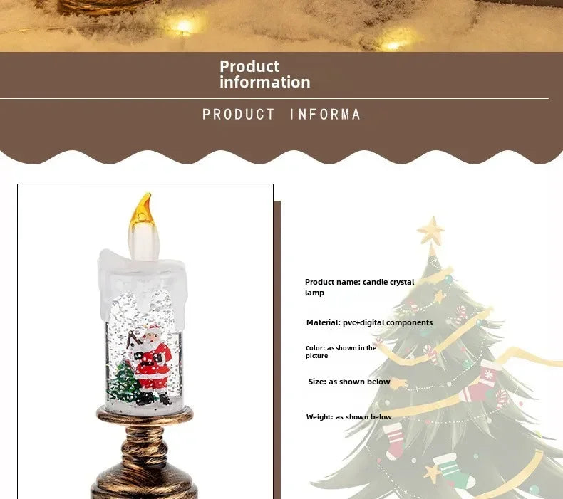 Christmas Candle-Style Lantern | 4 Festive Designs