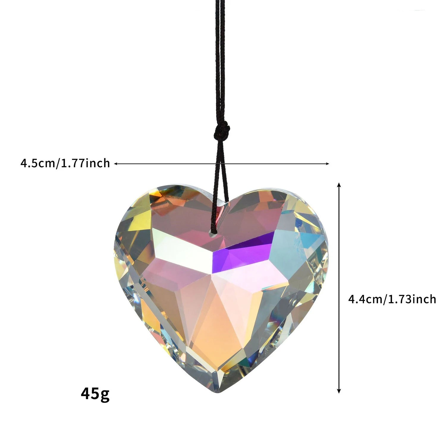Heart Crystal Prism Suncatcher