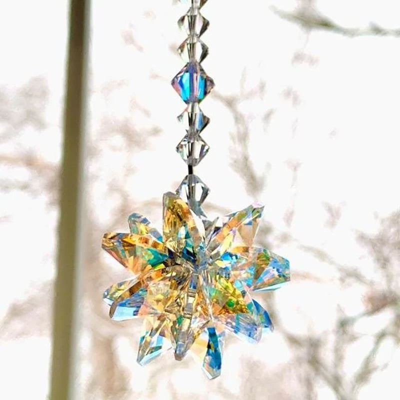 Colorful Crystal Suncatcher Prism Ornament
