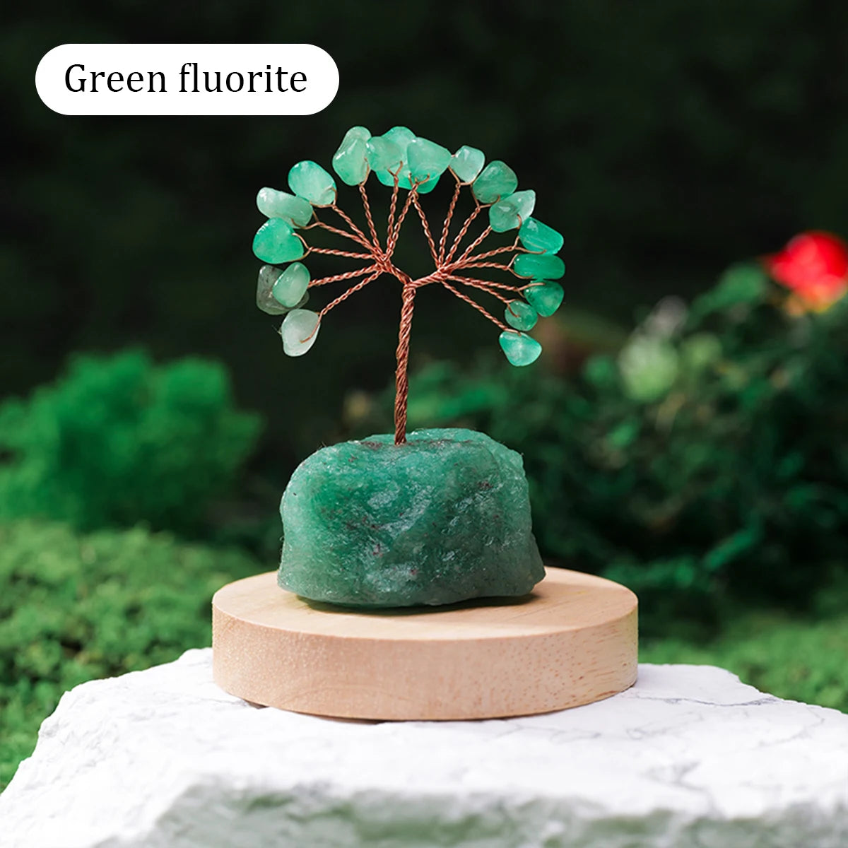 Natural Gemstone Crystal Lucky Tree