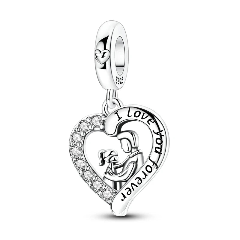 925 Sterling Silver Character Charms – Bracelet Pendants for Women