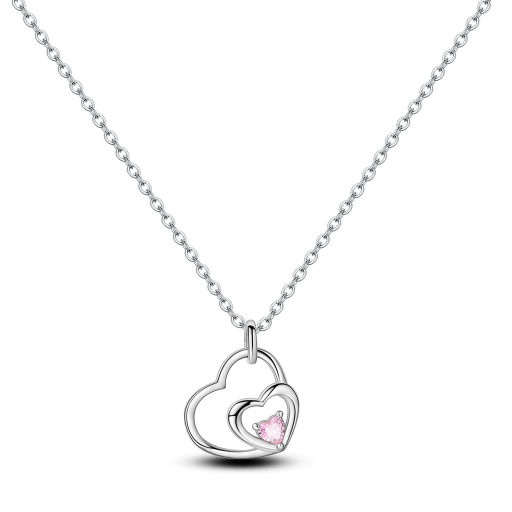 925 Sterling Silver Crystal Pendant Necklace — Minimalist Spiritual Jewelry