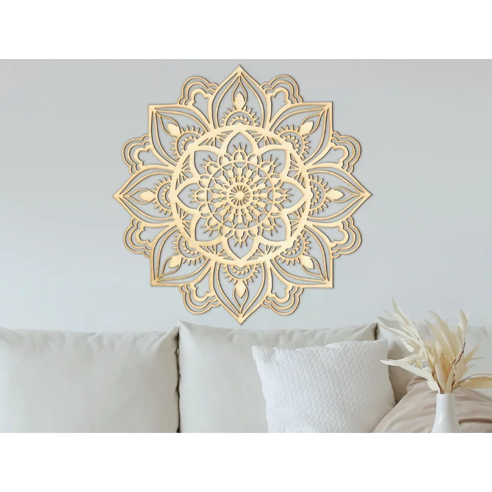Moroccan-Inspired Mandala Metal Wall Art