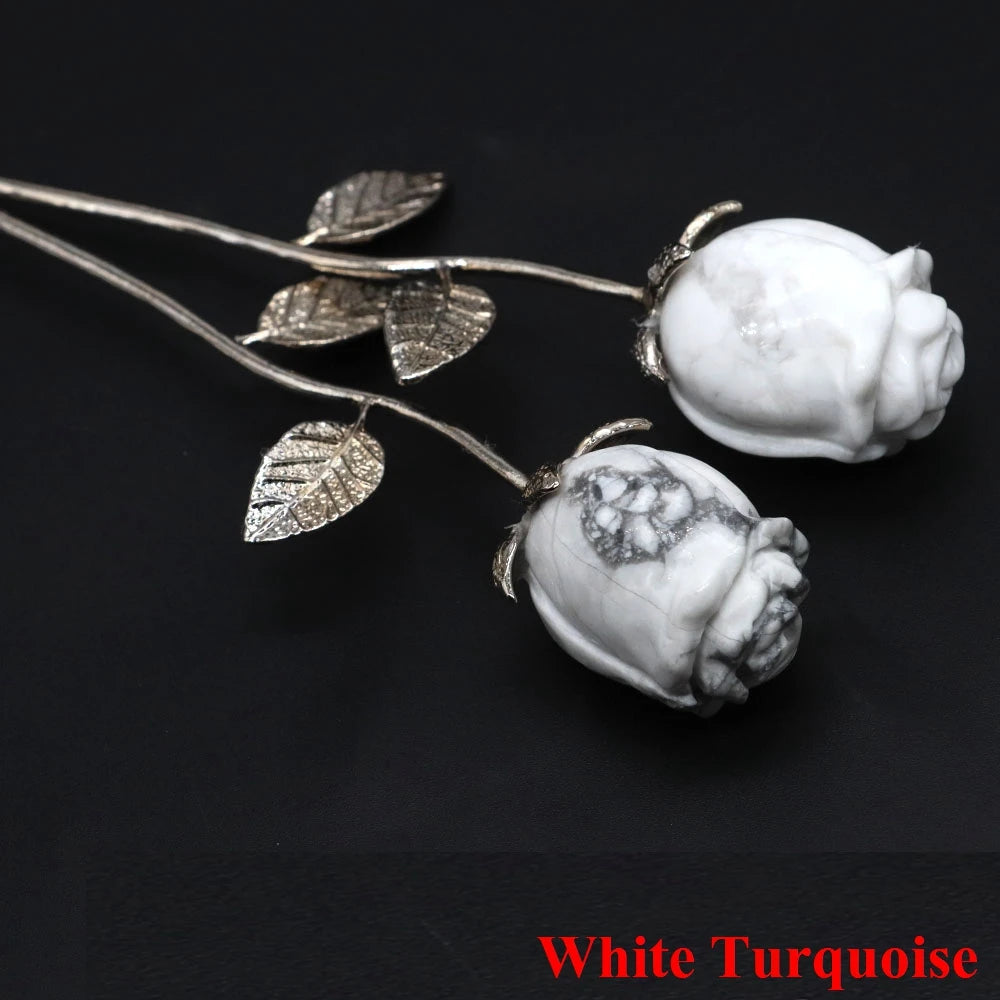Natural Gemstone Crystal Rose — Bulk Gift Set