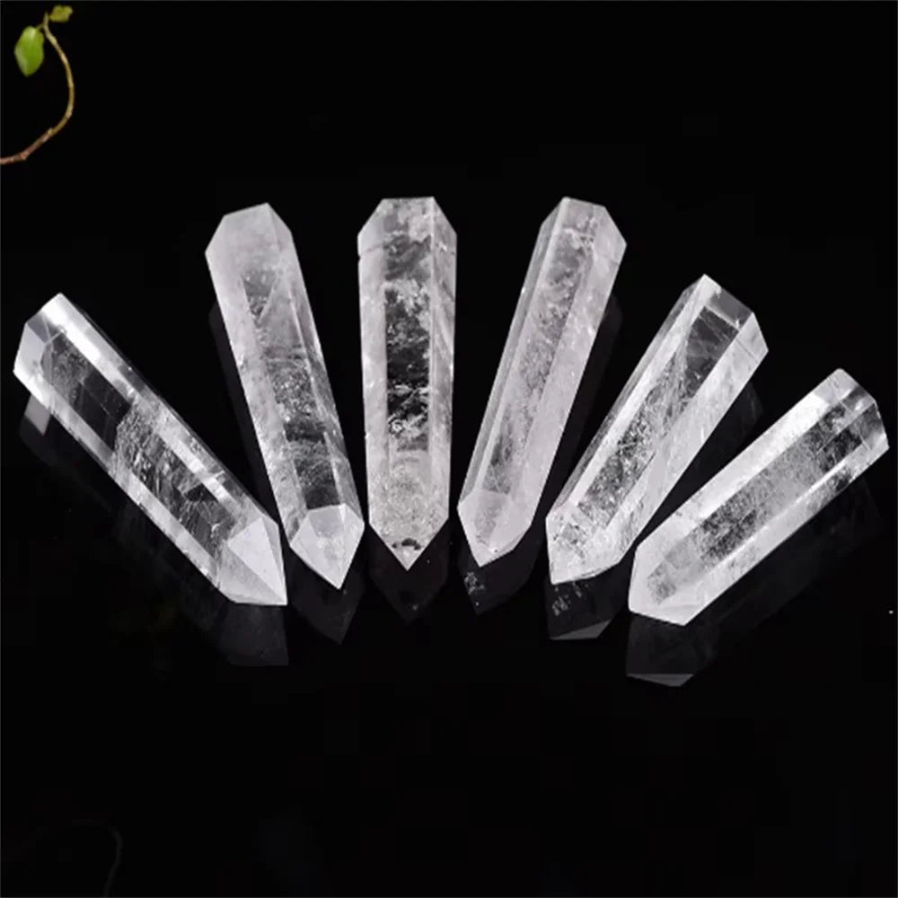 Natural Clear Quartz Crystal Tower — Healing Stone Point for Meditation & Home Decor