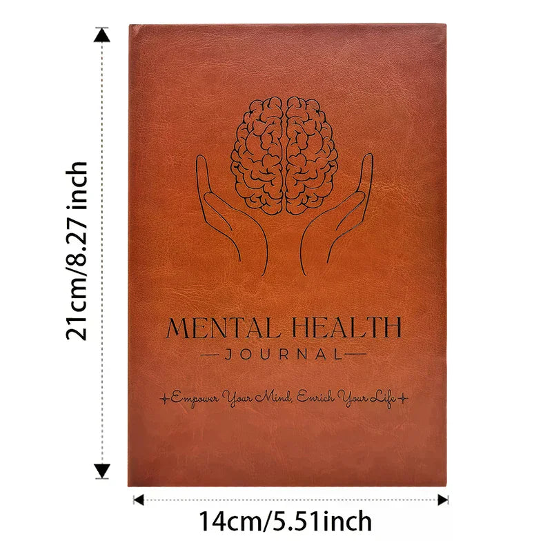 Mental Health & Anxiety Journal | Guided Mood Tracker & ADHD Planner