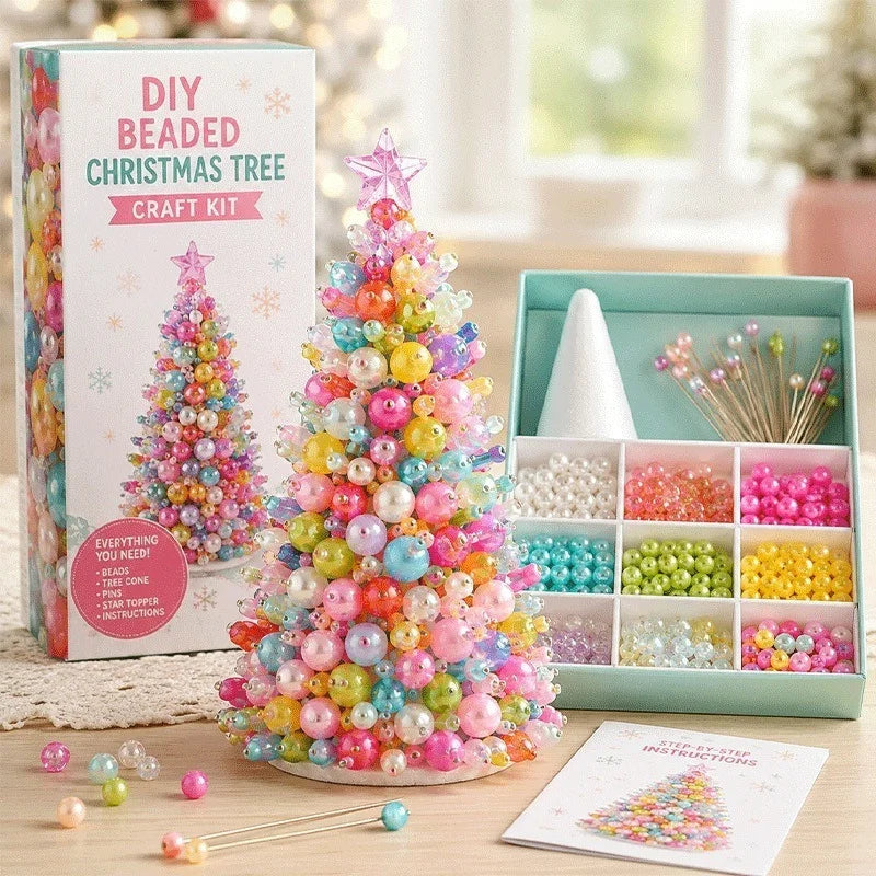 DIY Beaded Holiday Tree Kit | Christmas & Halloween Styles