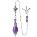 Crystal Pendulum with Dreamcatcher Chain