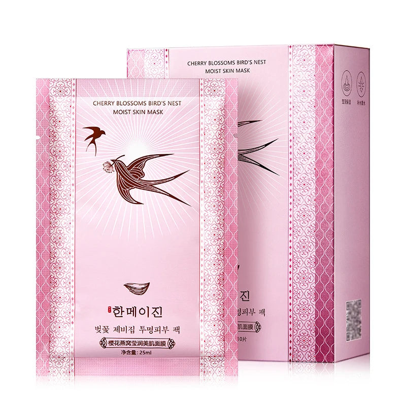 Snail & Hyaluronic Acid Face Sheet Mask – 10pcs | Korean Skincare