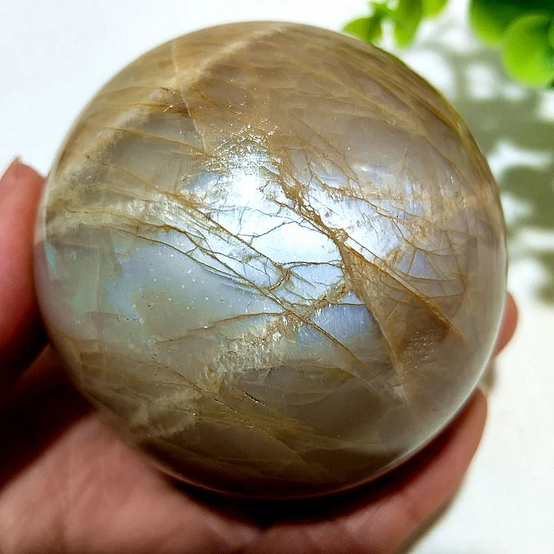 Druzy Agate Crystal Sphere – Natural Geode Décor