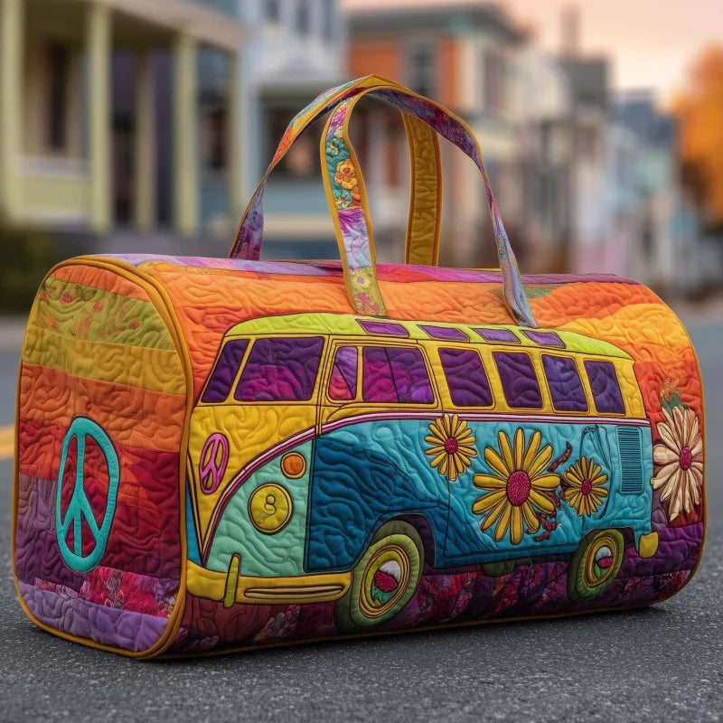 Quilted Travel Duffle Tote Bag | 30 Styles | Beach, Gym & Hiking