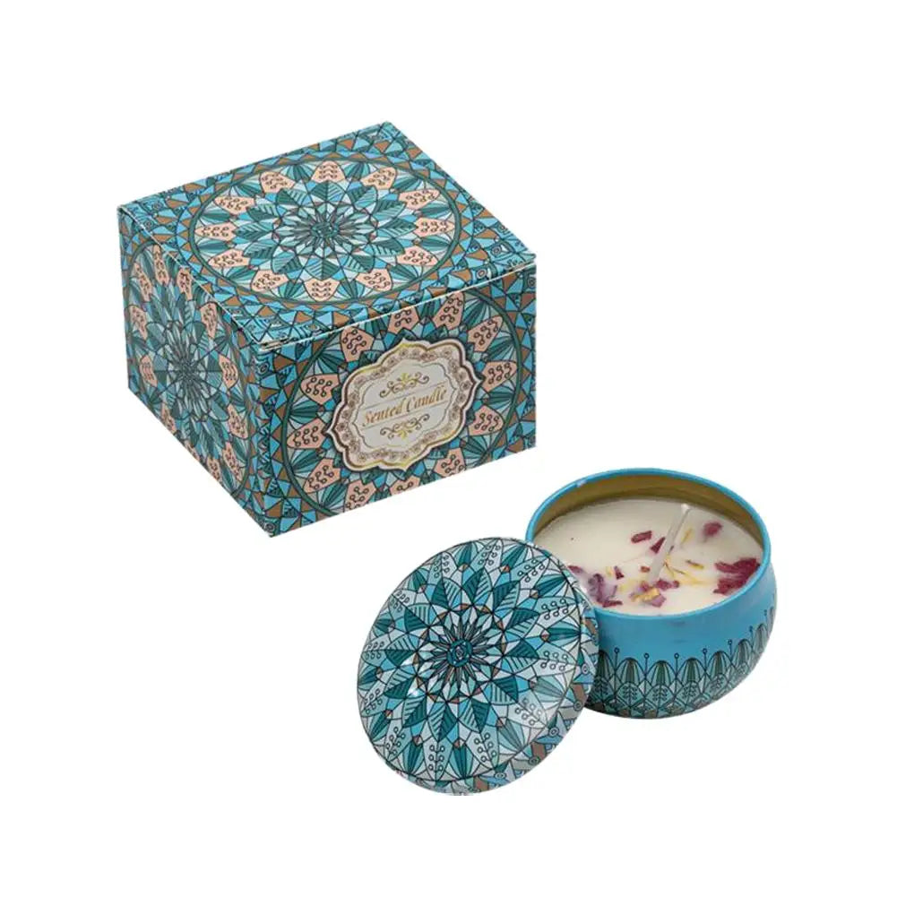 Dried Flower Scented Candles for Aromatherapy