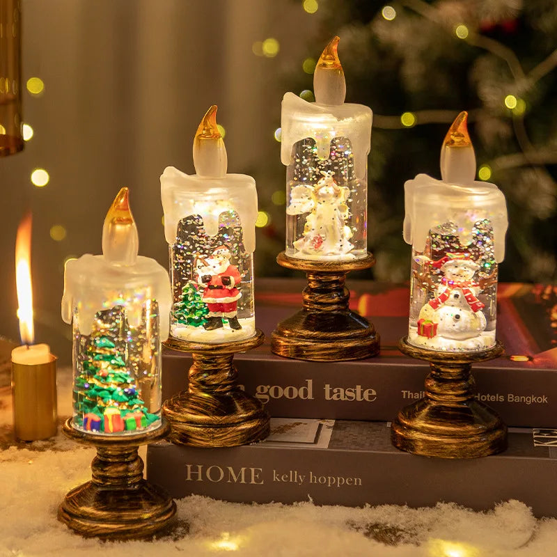 Christmas Snowflake Wind Lamp Decoration
