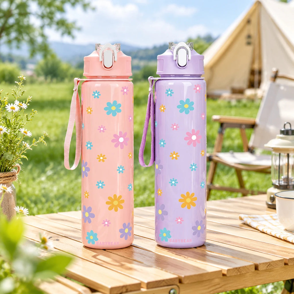 Daisy & Floral Water Bottle | 750 mL
