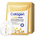 Collagen Anti-Wrinkle Face Sheet Mask – 10pcs | Moisturizing & Brightening