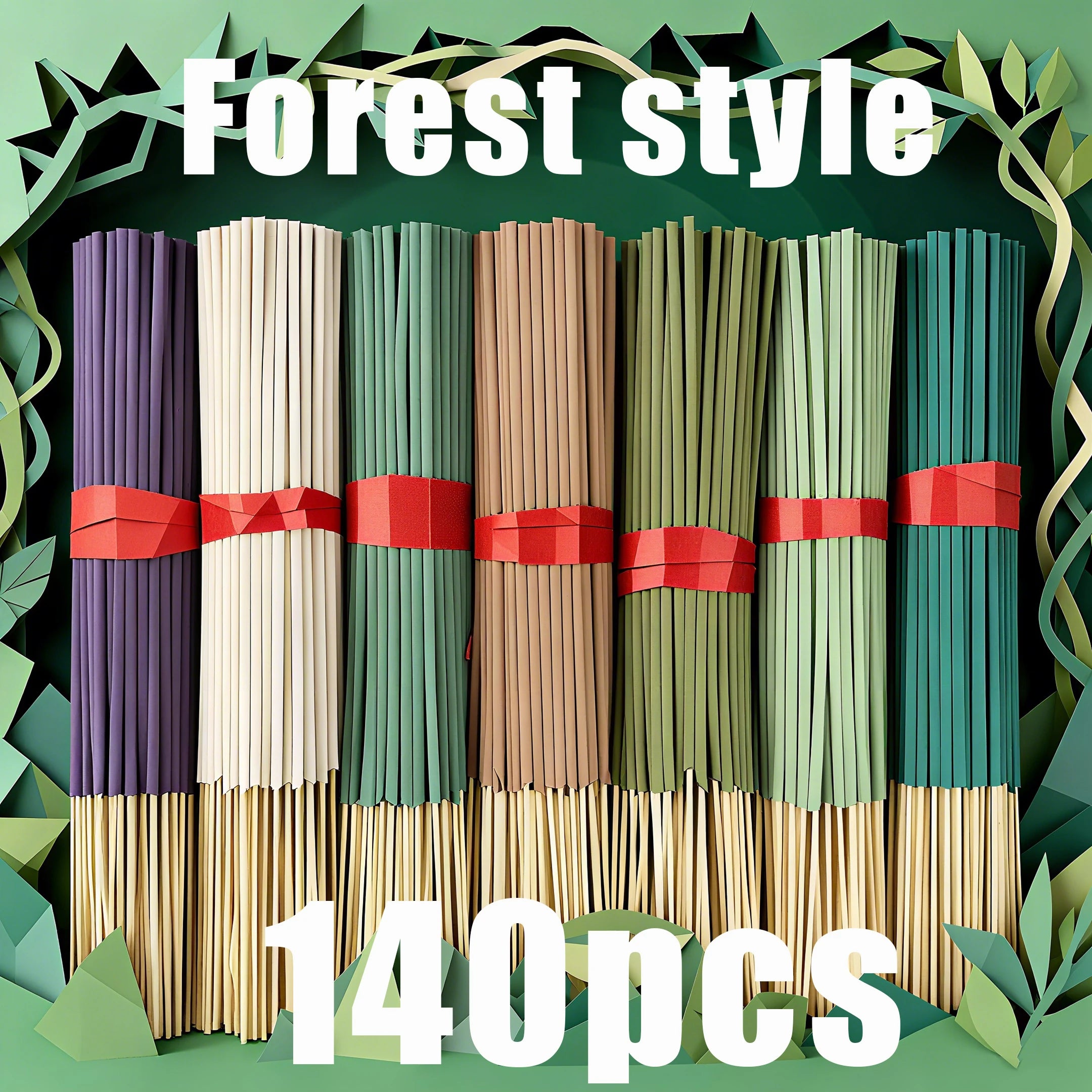 Incense Stick Bundle — 140 Sticks, 7 Scent Sets