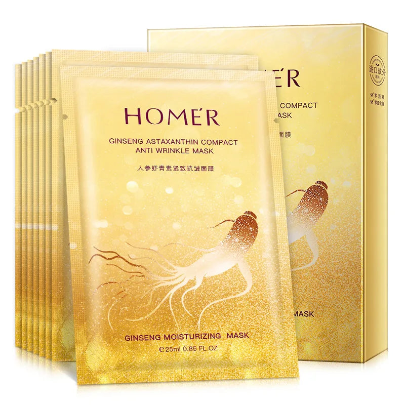 Snail & Hyaluronic Acid Face Sheet Mask – 10pcs | Korean Skincare