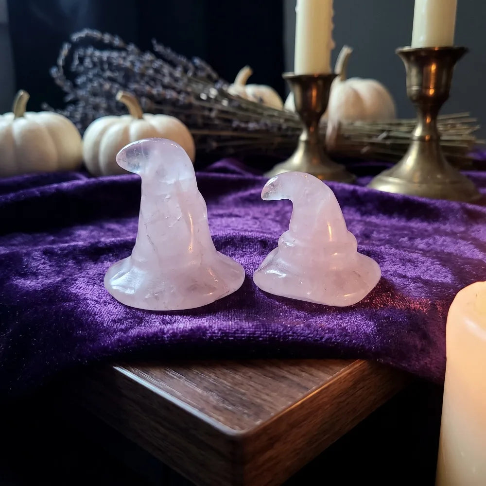 Mini Witch Hat Ornament | Crystal-Inspired Décor