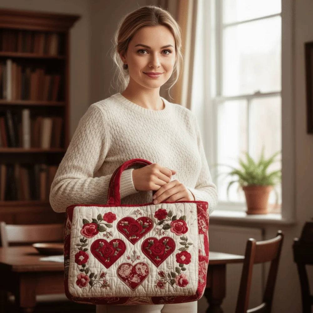 Cat & Floral Canvas Tote Bags | Reusable Shoulder Bags