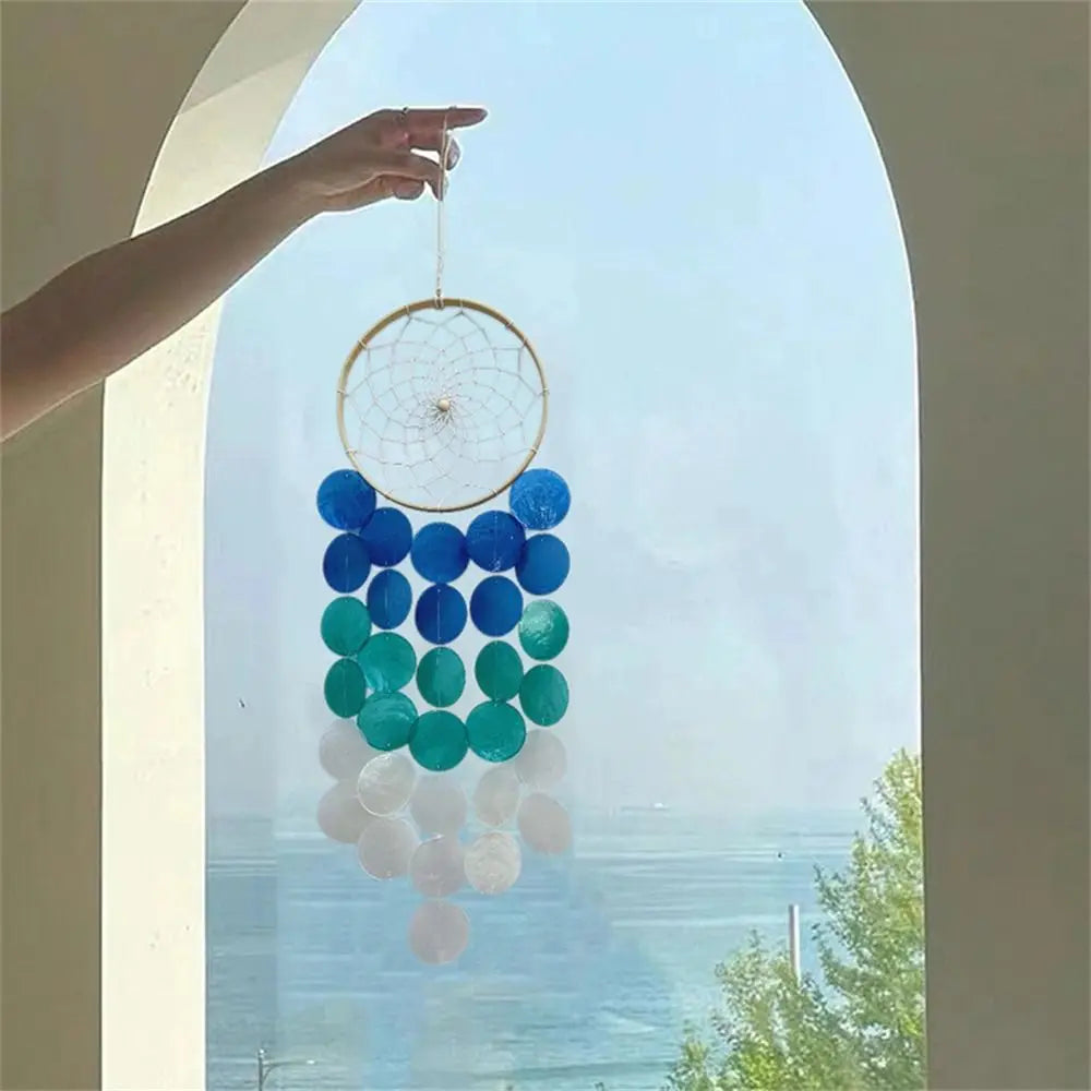 Seashell Wind Chime | Coastal Boho Hanging Decor